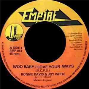Ronnie Davis & Joy White - Woo Baby I Love Your Ways / Fancy Make Up flac album