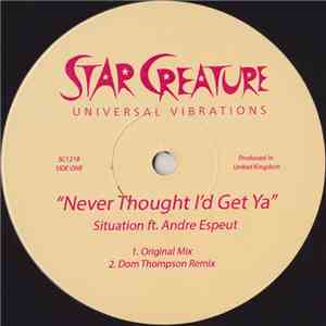 Situation  ft. Andre Espeut - Never Thought I'd Get Ya flac album
