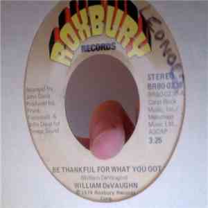 William DeVaughn - Be Thankful For What You Got Part 1 & 2 flac album