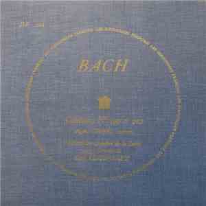 Bach - Agnès Giebel, Orchestre De Chambre De La Sarre Sous La Direction De Karl Ristenpart - Cantates N°199 Et 202 flac album