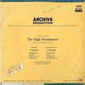 Luca Marenzio / Carlo Gesualdo da Venosa - Singgemeinschaft Rudolf Lamy, Rudolf Lamy - 6 Madrigals / 6 Madrigals flac album