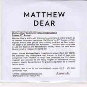 Matthew Dear - Earthforms flac album