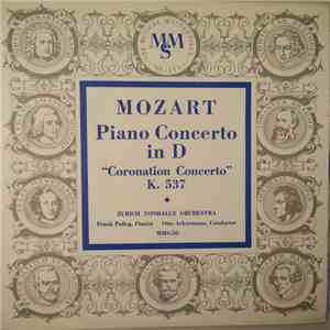 Mozart, Zurich Tonhalle Orchestra, Frank Pelleg, Otto Ackermann - Piano Concerto In D "Coronation Concerto" K. 537 flac album
