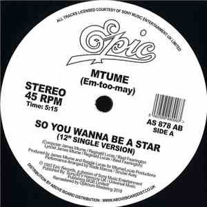 Mtume - So You Wanna Be A Star (Danny Krivit Edit) flac album