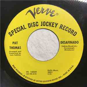 Pat Thomas  - Desafinado / One Note Samba flac album
