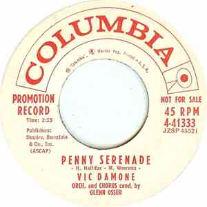 Vic Damone - Penny Serenade / Save A Kiss flac album