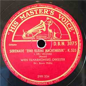 Wien Filharmoniske Orkester, Bruno Walter - Serenade "Eine Kleine Nachtmusik", K.525 flac album