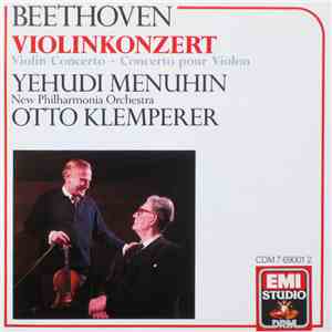 Beethoven - Yehudi Menuhin / New Philharmonia Orchestra / Otto Klemperer - Violinkonzert • Violin Concerto • Concerto Pour Violon flac album