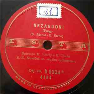 Frant. Krištof Veselý A B. Turba - Nezabudni / Prenajmem Ti Svoje Srdce flac album