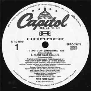 Hammer - 2 Legit 2 Quit flac album