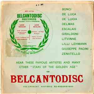 Leon Escalais - Verdi - Jerusalem Je Veux Encore Entendre / Rossini - Guillaume Tell Asile Hereditaire flac album
