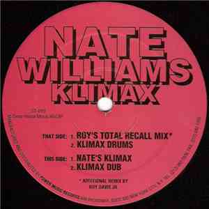Nate Williams - Klimax flac album