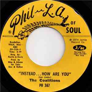 The Coalitions - Instead... How Are You flac album